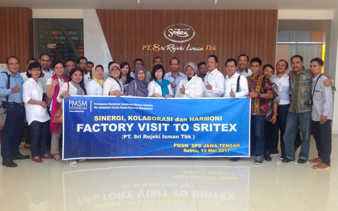 PMSM DPD Jawa Tengah Adakan Factory Visit di PT Sri Rejeki Isman Tbk (SRITEX) dan sukseskan SKKNI melalui Sertifikasi Profesi HR di Indonesia